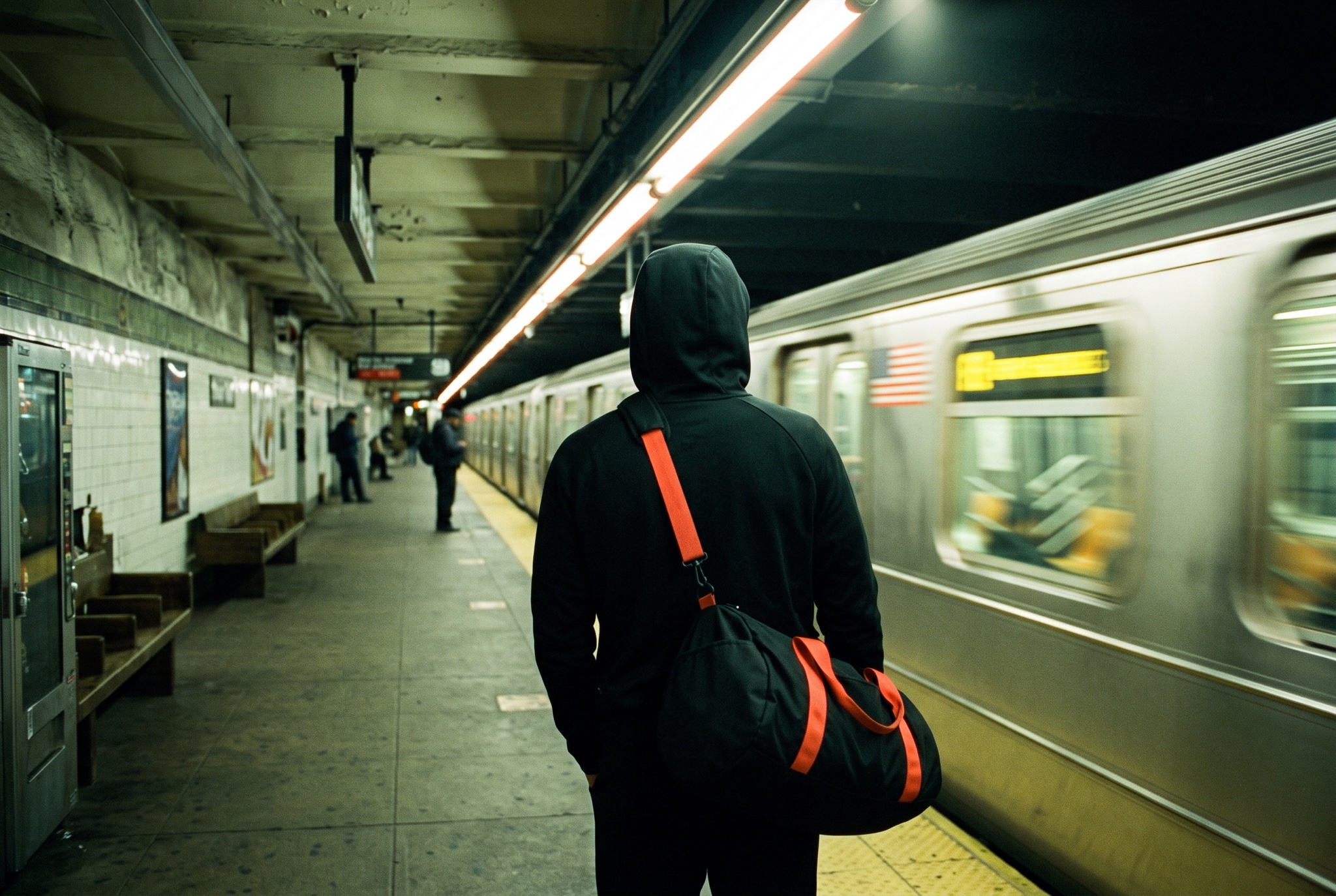 Transit is training ground — shot from the hip.