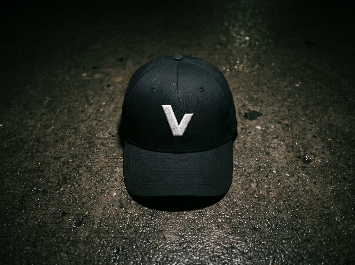 Cap front — 30 mm, 3D embroidery, mono.