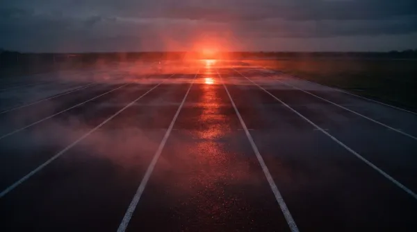 Track — empty lanes