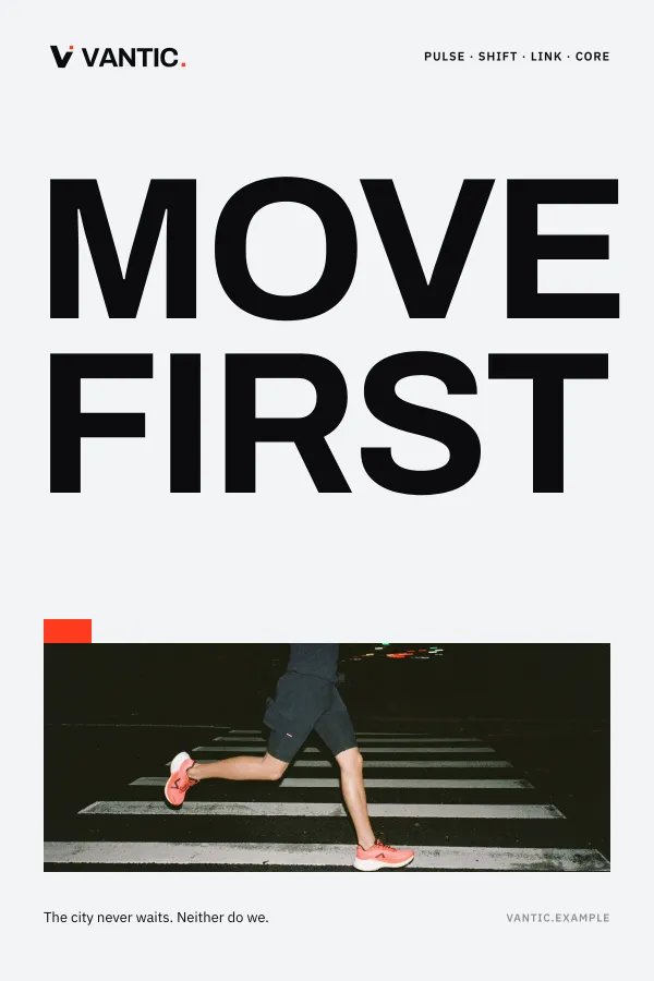 Poster — Move first (2:3)